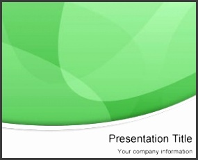 Green Modern PowerPoint Template is a free green PowerPoint template with curves and lighting effects that