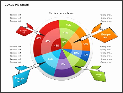 Goals Pie Chart Presentation Template Master Slide