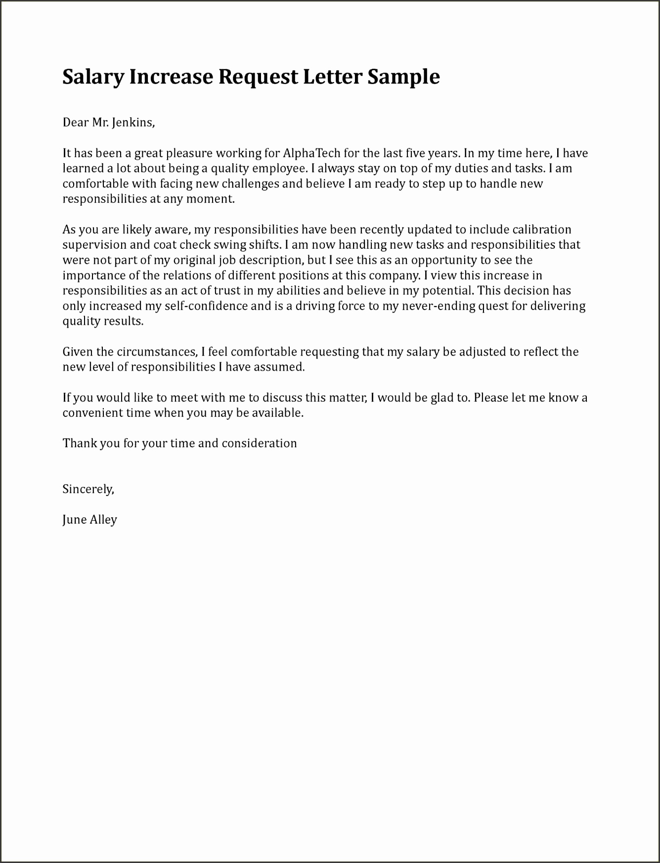 Business Announcement Template Salary Increase Request Letter Template Reference Outline Adjustment Announcement Sample Format Business