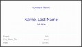 6  Printable Business Cards Templates