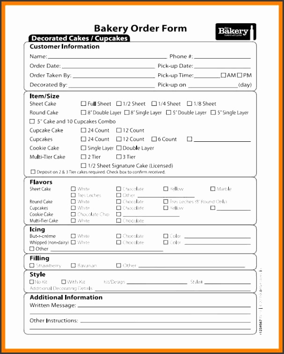 5 catering order form template gDcat catering order form template Free Printable Bakery Order Form Template Download