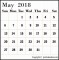 10  Printable Calendar Template 2018