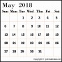10  Printable Calendar Template 2018