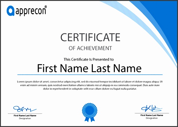 Free Certificate Templates Download