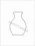8  Printable Flower Vase Template