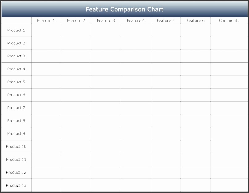Pin Product Feature parison Matrix Template on Pinterest PSgs0q3y