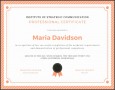 6  Professional Certificate Templates