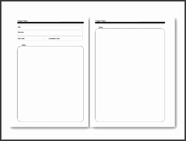 Project Plans Template dmfky Project Plans