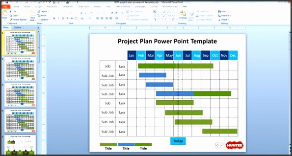 Project Plan PowerPoint Template