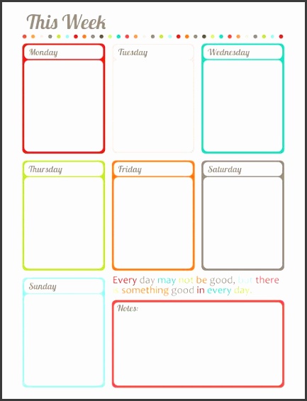 Best 25 Weekly calendar template ideas on Pinterest oaebq L Cute Daily Planner Organizer Printable Organizing Planner The Harmonized House Project