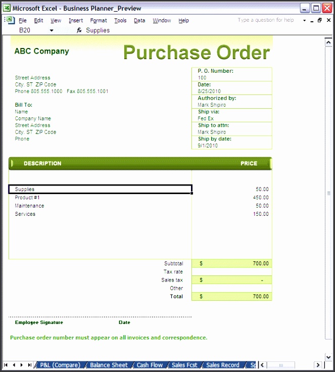 Simple Purchase Order Request Form Template It includes all the information needed to place a purchase order like description stock quantity unit price