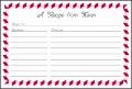 10  Recipe Paper Template
