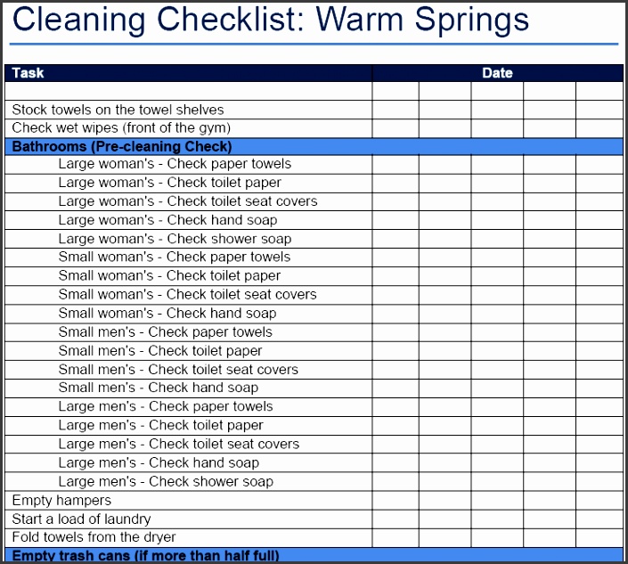 Search Results for Restaurant Cleaning Checklist Calendar 2015