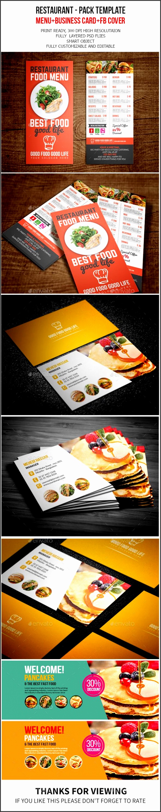 Restaurant Pack Template