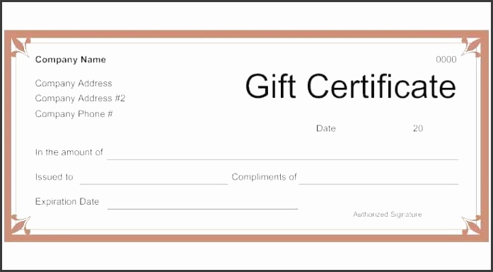 Perfect Format Samples of Gift Voucher and Certificate Templates