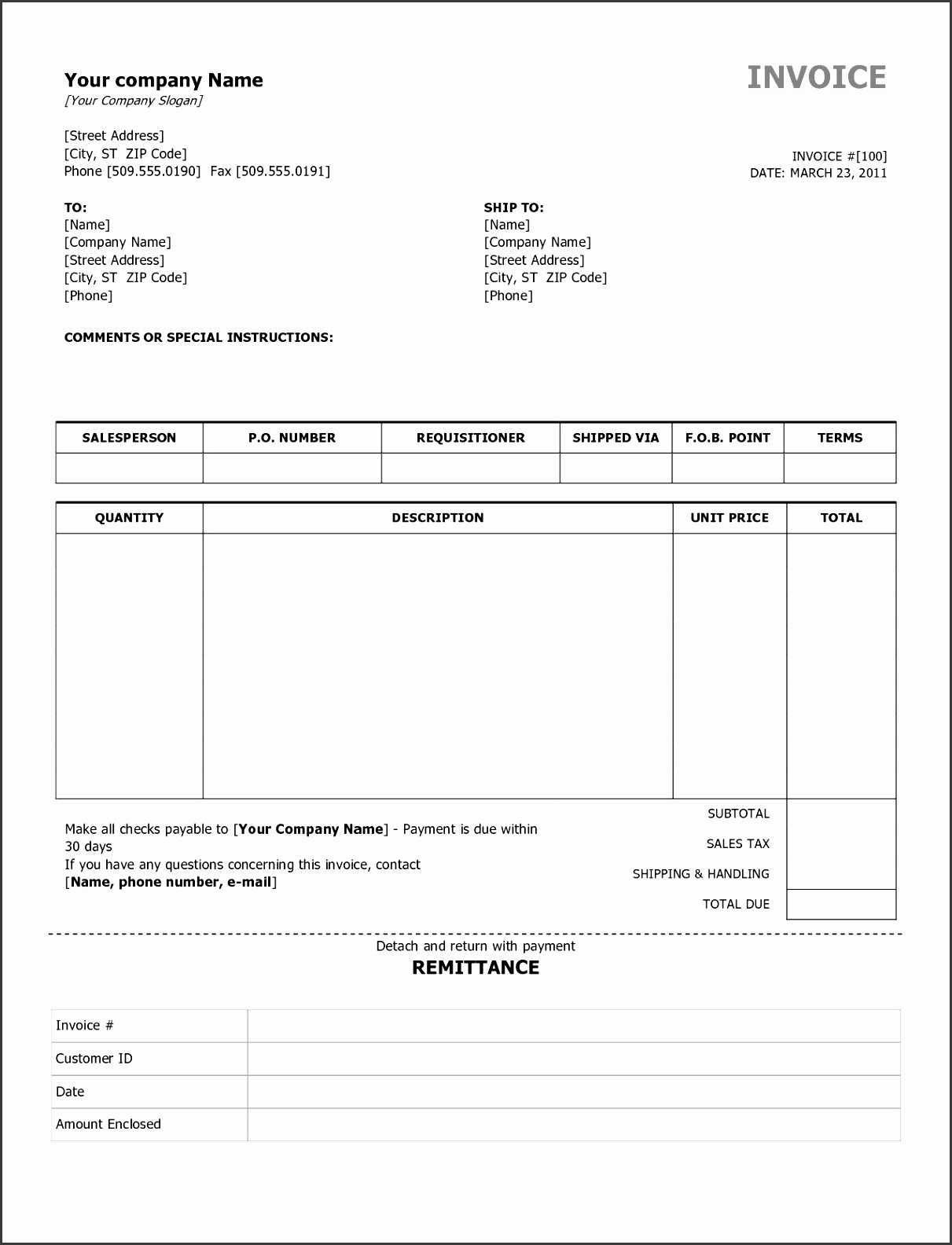 Proforma Invoice Template Best Sample Invoice Template Free Example Basic Nz Download Australia