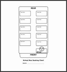 Do you want to make school bus seating chart personally at home Then you are suggested to use our School Bus Seating Chart Template