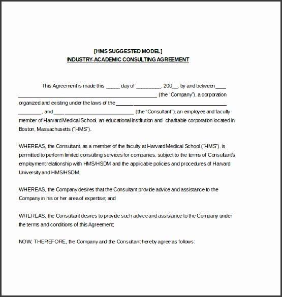 12 Consulting Agreement Templates– Free Sample Example Format