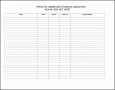 5 Sign Sheet Template