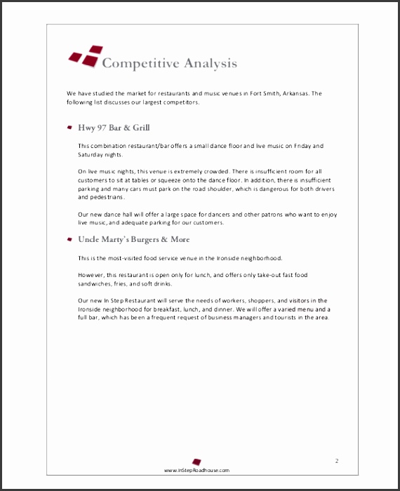 Restaurant Business Proposal Template