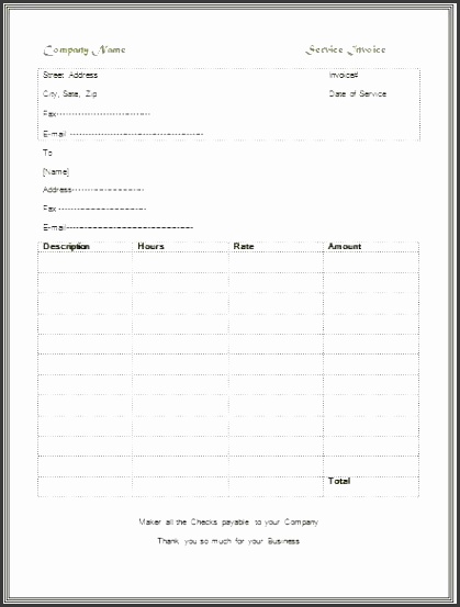 Free Simple Invoice Sample Invoice Form Free Free Invoice Template