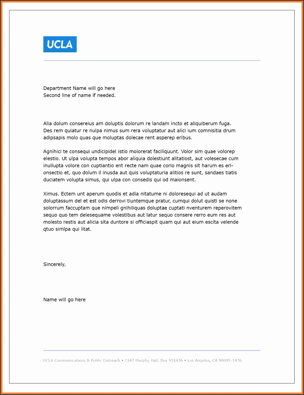 letterhead templates in word Simple Letterhead Template 5