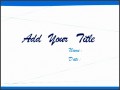 8  Simple Powerpoint Templates Blue