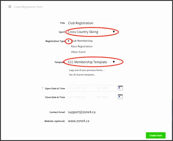 Create a Registration Form – Zone4 Help kosc fields to your registration form as well as add many re mended fields that you can edit or remove This will give you a good starting point especially