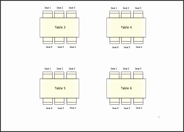 wedding seating chart template