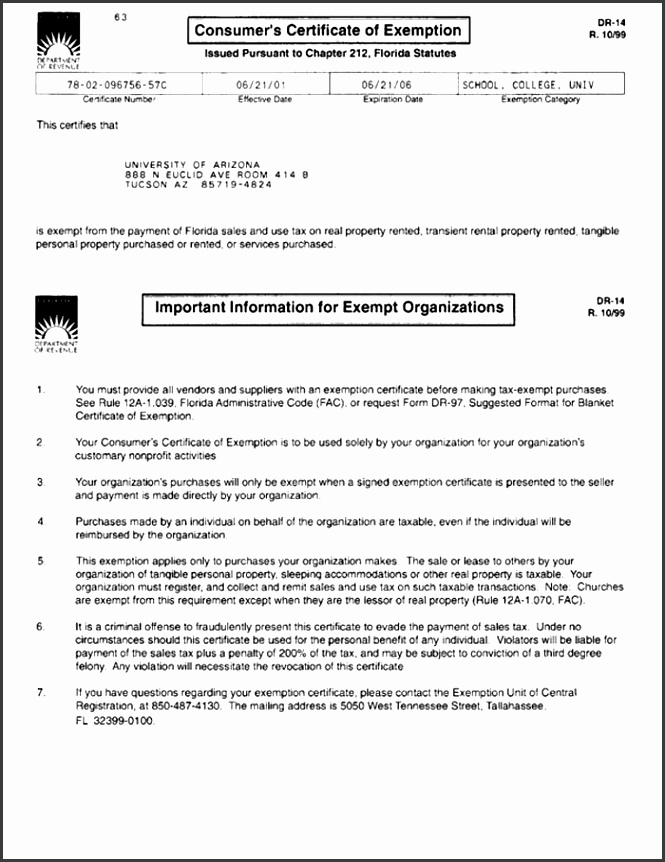 Tax Certificate template dsjlL florida Tax Certificate template