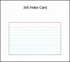 8  Template for Note Cards