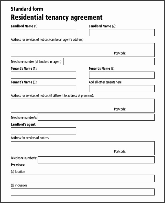 landlord agreement template 14 residential rental agreement templates free sample example
