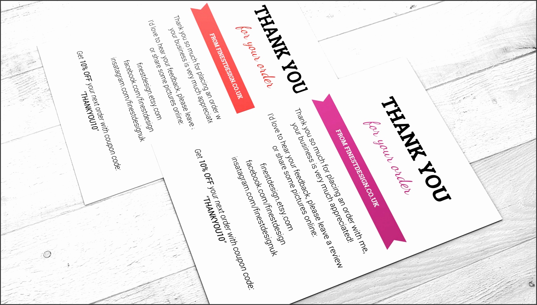 Modern Business Cards Order Thank You Ribbon For Your Electronic Birthday Templates Card Awesome Illustrator Red