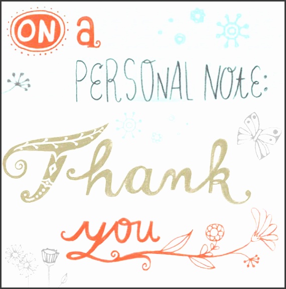 How to write a thank you note