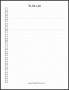 5  to Do Checklist Template Free