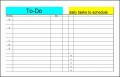 6  to Do List Template Word
