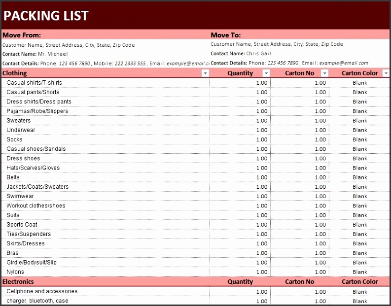 Here is a Download Link of This Free Vacation Packing List Template