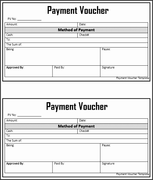 Here is preview of This First Sample Cash Voucher Template created using MS Word