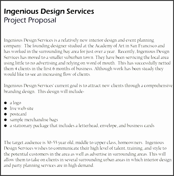 graphic design proposal template pdf logo free sample example