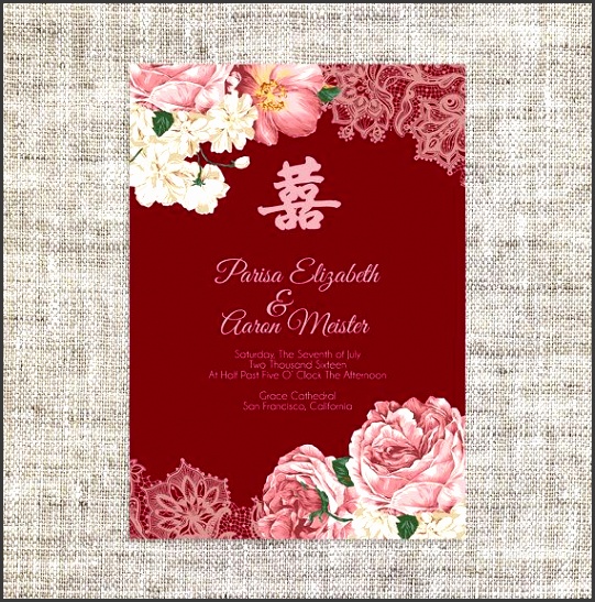 Wedding Invitation Card Template