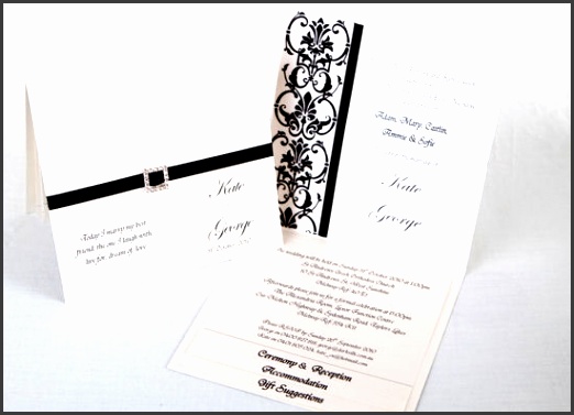 Formal Wedding Invitations Formal Wedding Invitations 4 White And Black Color bination Design With Black Wording