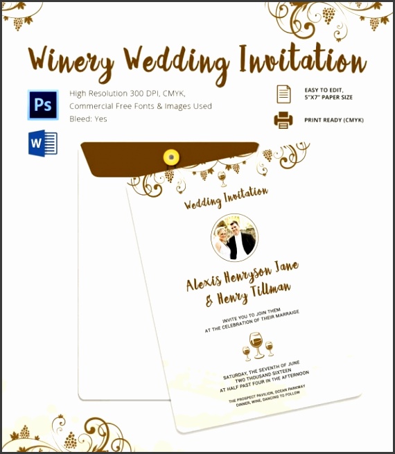 Creative Wedding Invitation Templates Etsy Wedding Invitations Badbrya Download