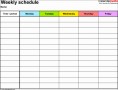 5  Weekly Agenda Template Word