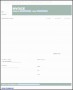 5  Word Document Invoice Template