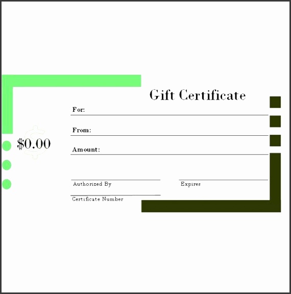 6 Free Printable Gift Certificate Templates for MS Publisher