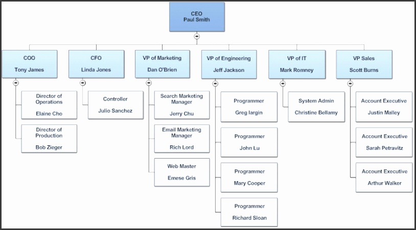 Organizational chart
