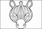 6  Zebra Print Mask Template