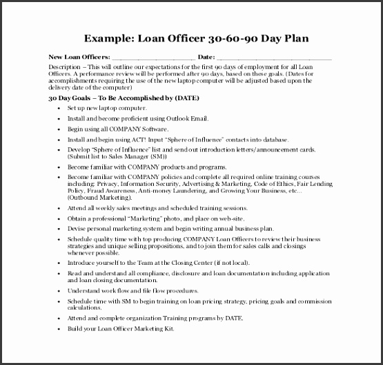 20 30 60 90 Day Action Plan Template – Free Sample Example pertaining to