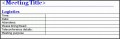 10  Agenda Template Free