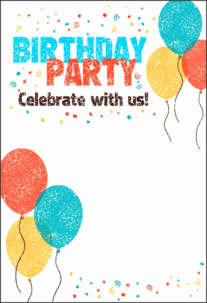 Birthday Card Invites Templates Best 25 Printable Birthday Invitations Ideas Pinterest Free